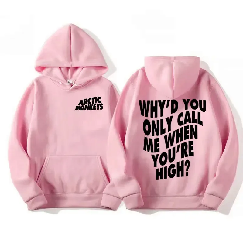 Arctic Monkeys Hip-hop Singer New Hoodies Singer Graphic Printing Sweatshirts for Fans Long Sleeve Men Women Clothing Hoodies