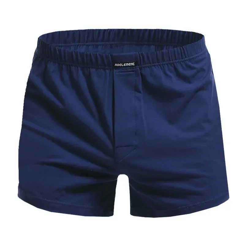 Boxer da uomo casual in cotone intimo da uomo bauli in tessuto pantaloni a freccia boxer larghi maschili Homme Pouch mutande taglie forti L-3XL