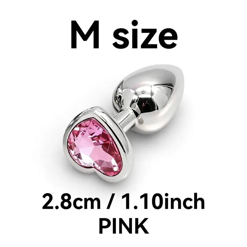 Metal Anal Plug Jewelry Base Beginner To Expert 5 Size Butt Plug Adult Toys Tail Female/Male Dildos Sex Toys Couples Adults Game