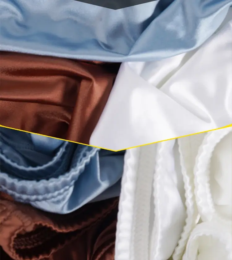 1/3Pcs Satin Nylon Men's Briefs Skin-friendly Breathable Mens Underwear Panties Large Crotch Pouch Man Bikini Underpants Briefs
