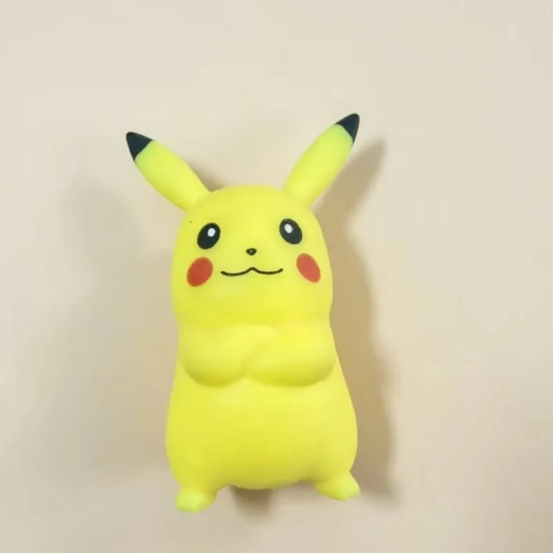 Soft Pikachu & Gengar Slow Rebound Stress Relief Toy Cute Kawaii Squeezing Doll for Adult