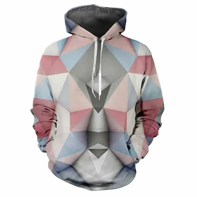 Fashion 3D Men's Colors Scottish Men's Hoodie Casual Printed Digital Hip Hop Personalized Hoodie Long Sleeve Tops