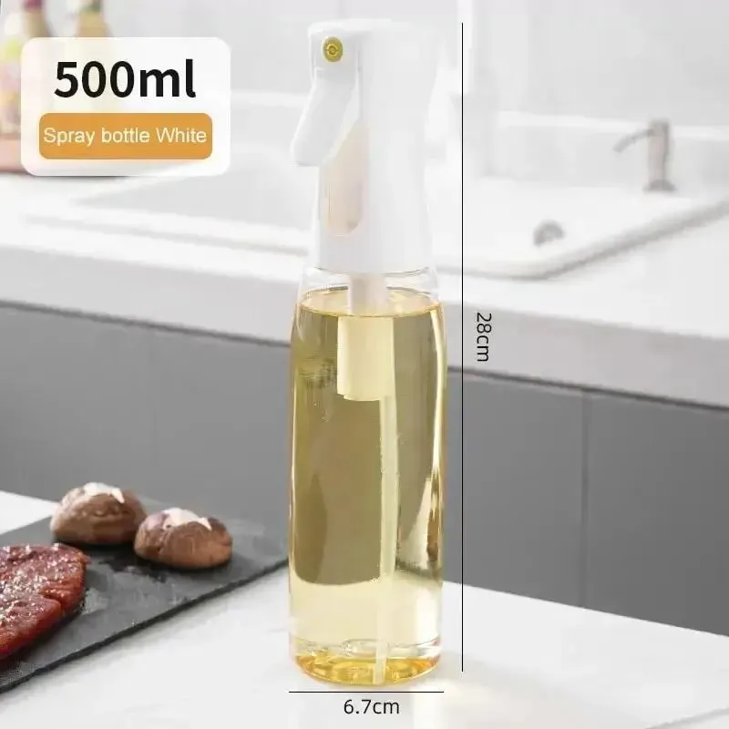 Oil Spray Bottle Pot Kitchen Household Cooking Oil Dispensers Olive Oil Sprayer Mister for Air Fryer Salad Baking