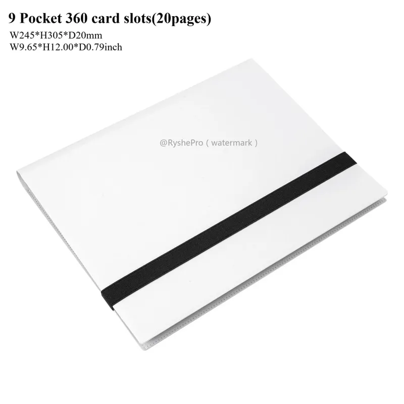 Kaartbinder met 9 vakken Trading Card Album Display Binder 360 Side Loading Pocket Holder voor TCG Yugioh MTG Game Card Book — image 14