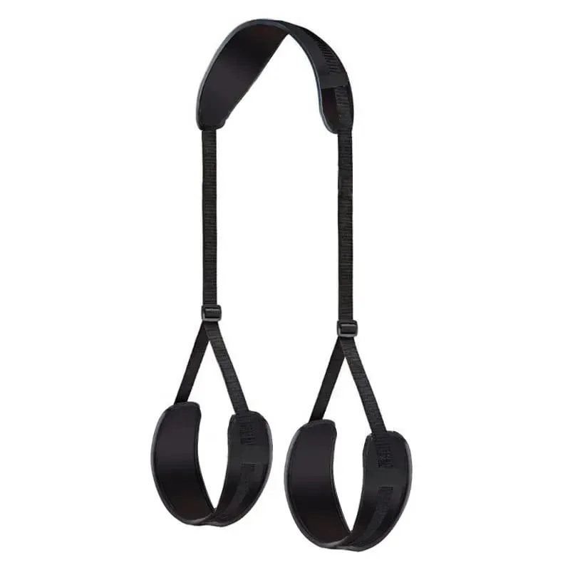 Open Thigh Sex Toy Kit for Adult Couples - Adjustable SM Slave Open Leg Sextoy with Erotic Game Bandage and Neck Pillow