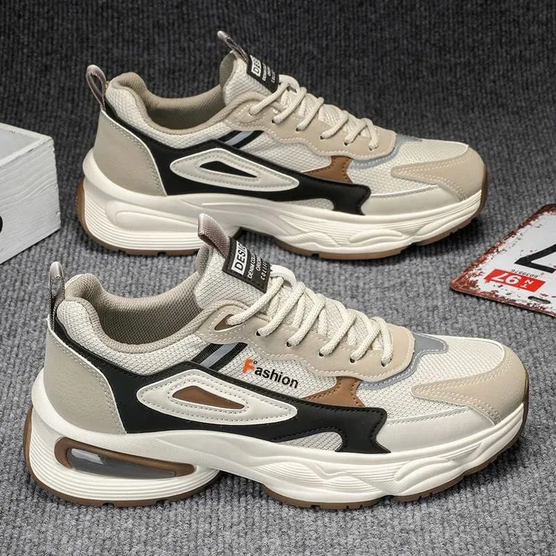 2026 Trendy Sneakers for Men Shoes Summer Outdoor Wear-Resistant Casual Sports Skateboard Shoes Fashion Breathable Shoes