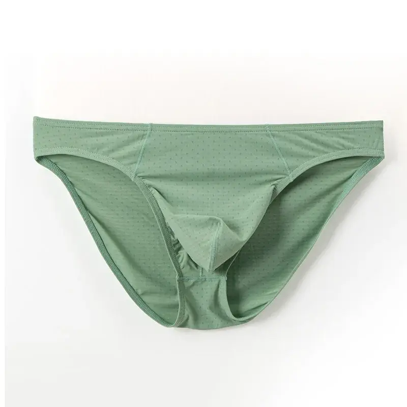 Quick Dry Briefs for Men Sexy Underwear Big U Pouch Mens Briefs Underpants Mesh Breathable Ropa Interior Hombre Slips Cuecas
