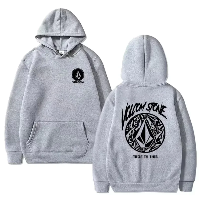2026 Fashion Hoodie Women and man Hoody Volcom Stone Double-sided Casual Graphic Sports Tops Breathable Streetwear Clothing