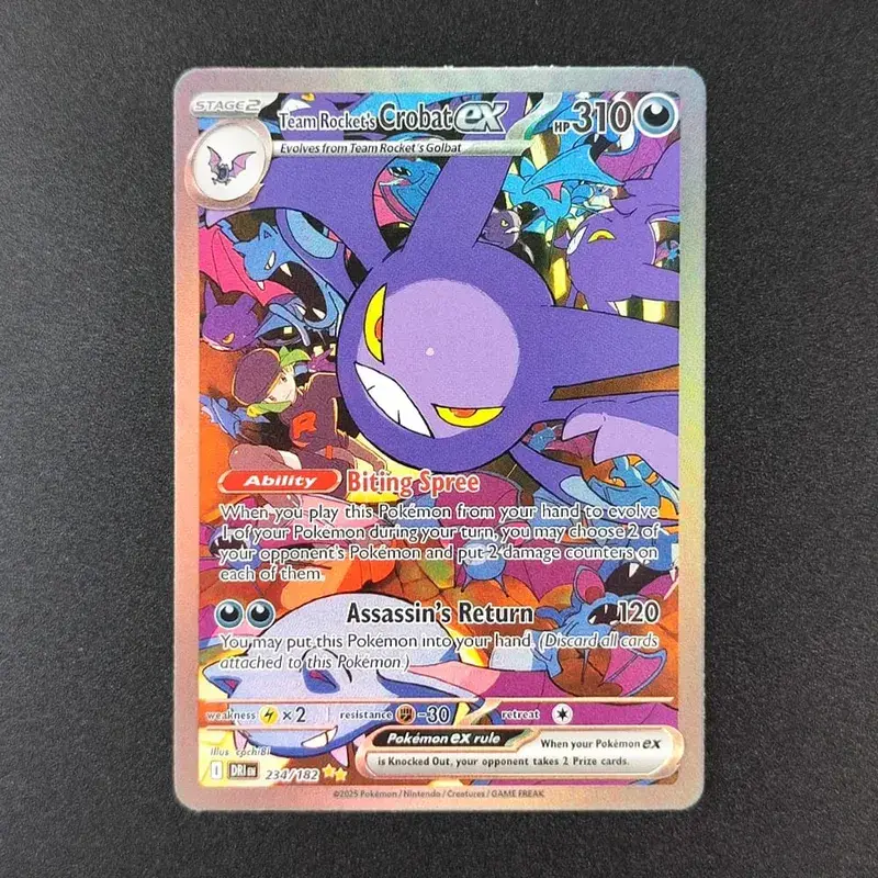tcg Card English SV10 SV09 Destined Rivals Team Rocket's Mewtwo Cynthia's Garchomp Ethan's Ho-Oh Trading Card Game