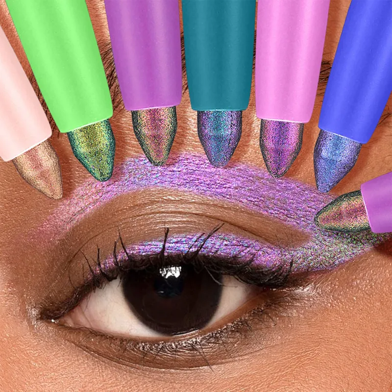 Chameleon Eyeliner Stick Pen Glitter Eyes Shadow Waterproof Shimmer Eye Liner Pen Shiny High-gloss Cosmetics Beauty Make Up
