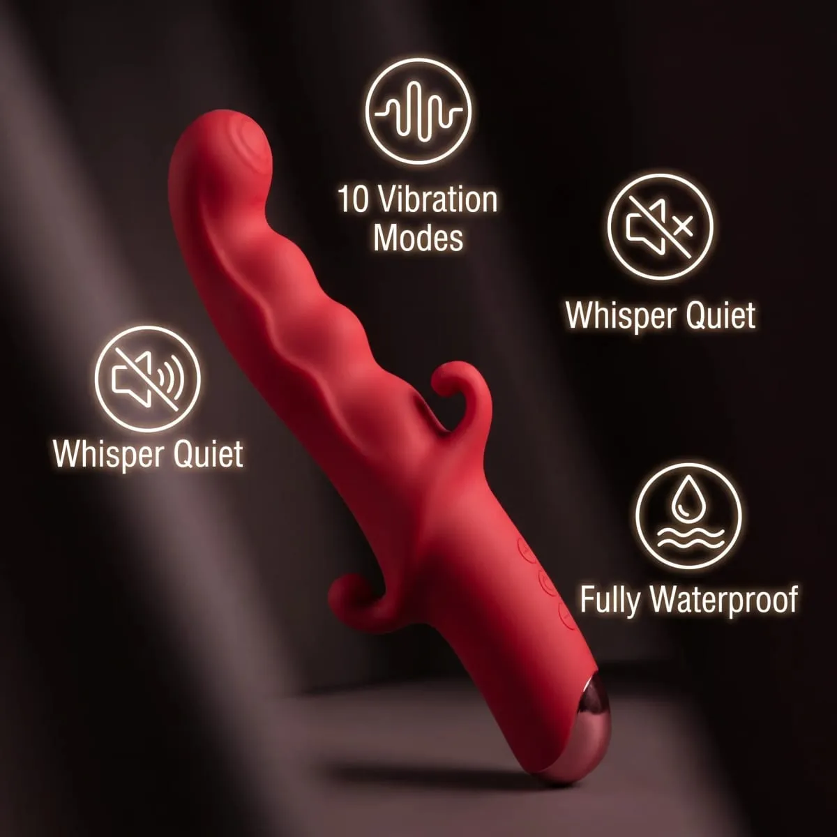 Powerful Rabbit Vibrator For Women G-Spot Clitoral Stimulator Vagina Nipple Massager Dildo Female Masturbator Adult Sex Toy 18+