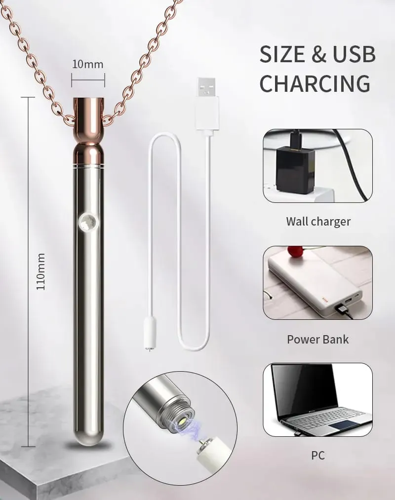 Mini Metal Bullet Vibrator For Woman Necklace Jump Egg G-Spot Massager Dildo Clitoris Stimulator Sex Toys for Adults 18