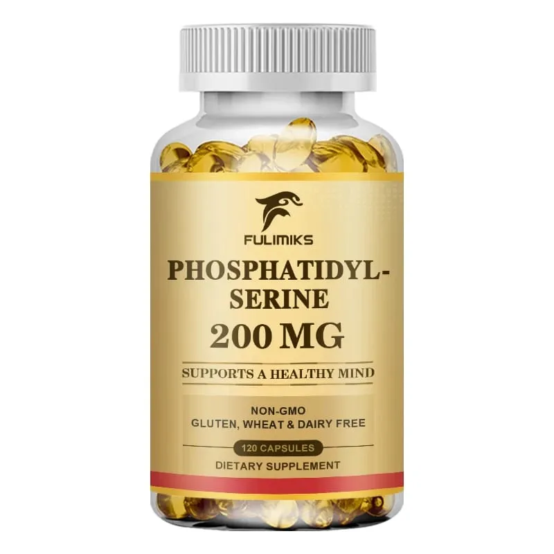 Phosphatidylserine Capsules Boosts Brain Vitality Improves Focus Memory Learning Ability & Daily Cognitive Health