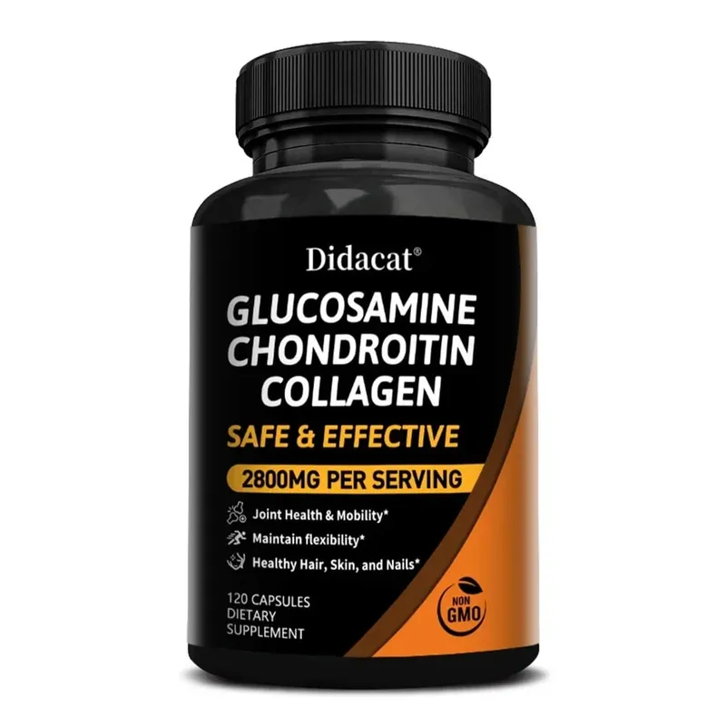Chondroitin Glucosamine Collagen Capsules for Knee Joint Health Bone Quickly Nutrition Supplement