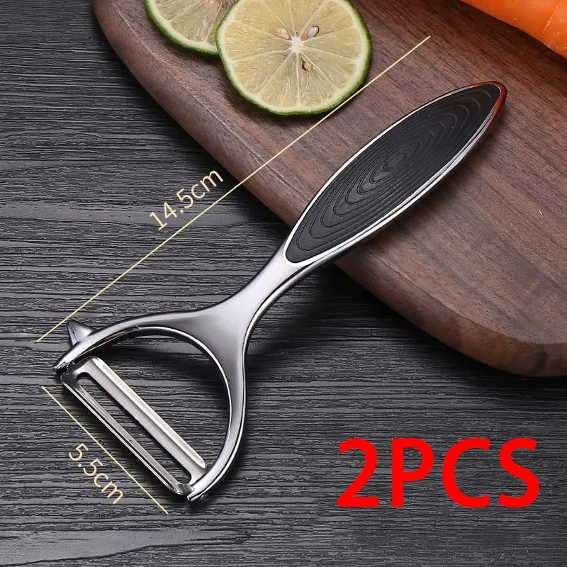 Stainless Steel Fruit Vegetable Tools Vegetable Peeler Potato Peeler Kitchen Accessories Non-slip Handle SGGJ001