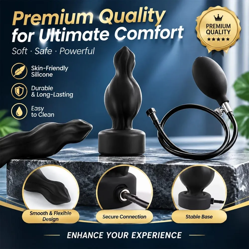 Inflatable Anal Plug Anal Dilator Huge Butt Plug Stimulate Sex Toy For Women/Men Masturbators Prostate Massager Big Anal Toys