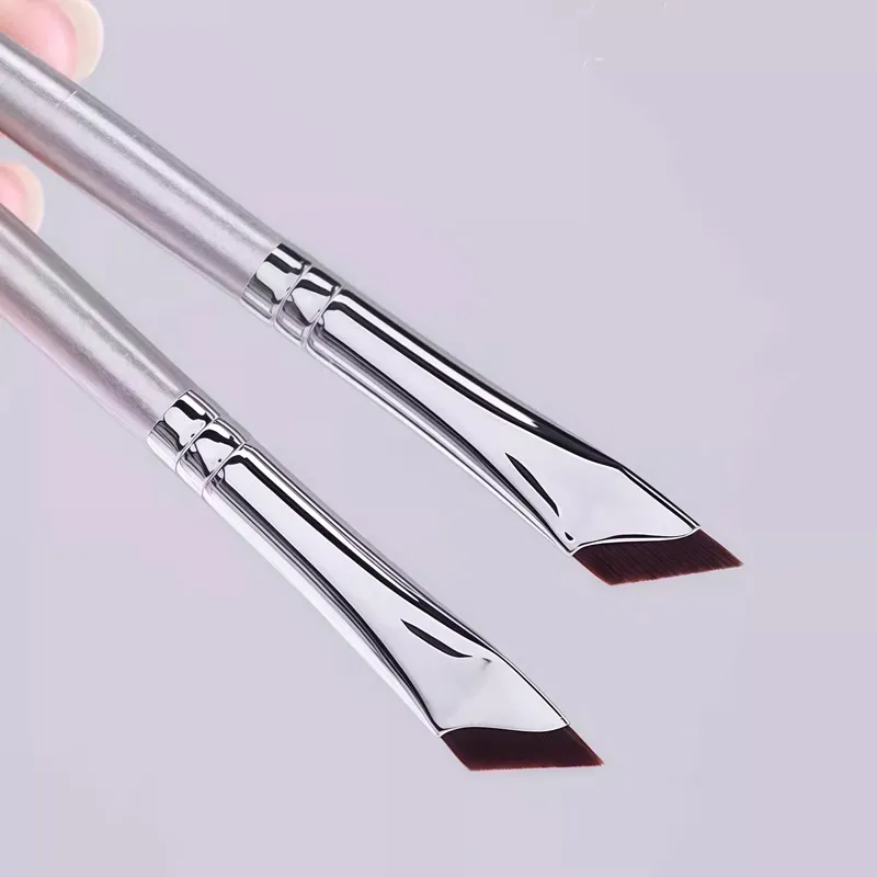 1/2/3PCS Professional Ultra Thin Angled Eye Liner Brush Fine Angle Flat Eyebrow Contour Makeup Detail Brushes Face Makeup Tools