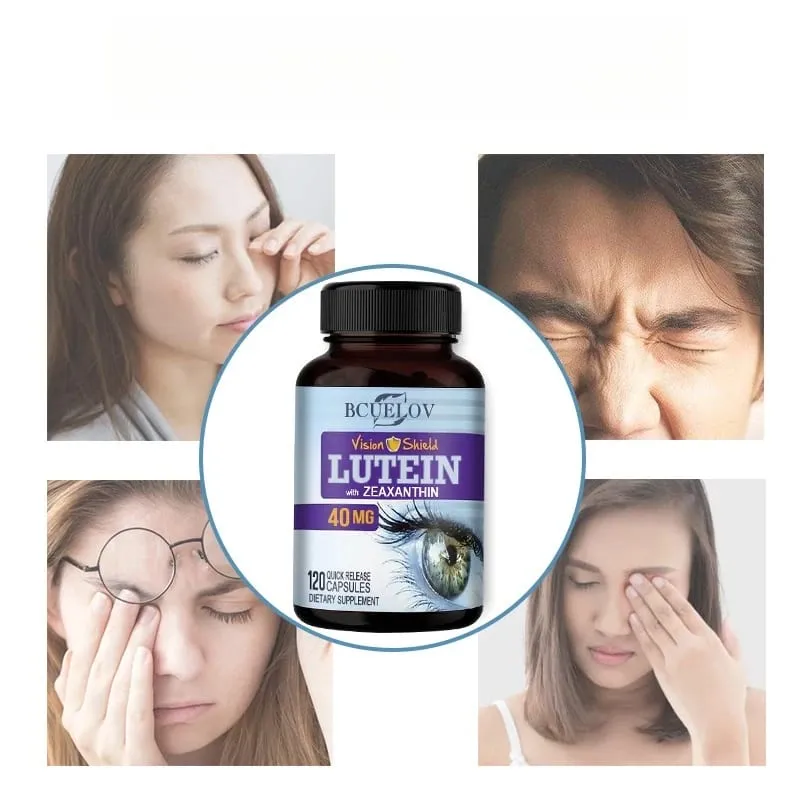 Lutein Eye Care-with Bilberry Extract and Zeaxanthin Supports Eye Health Promotes Healthy Vision and Maintains Macular Health