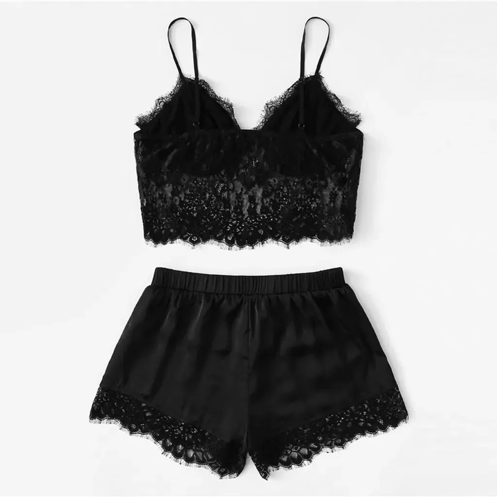 Underwear 34 Set Plus Nightwear Underwear Sleepwear Lace Lingerie Sling Sexy Size Womens секси комплект женского белья