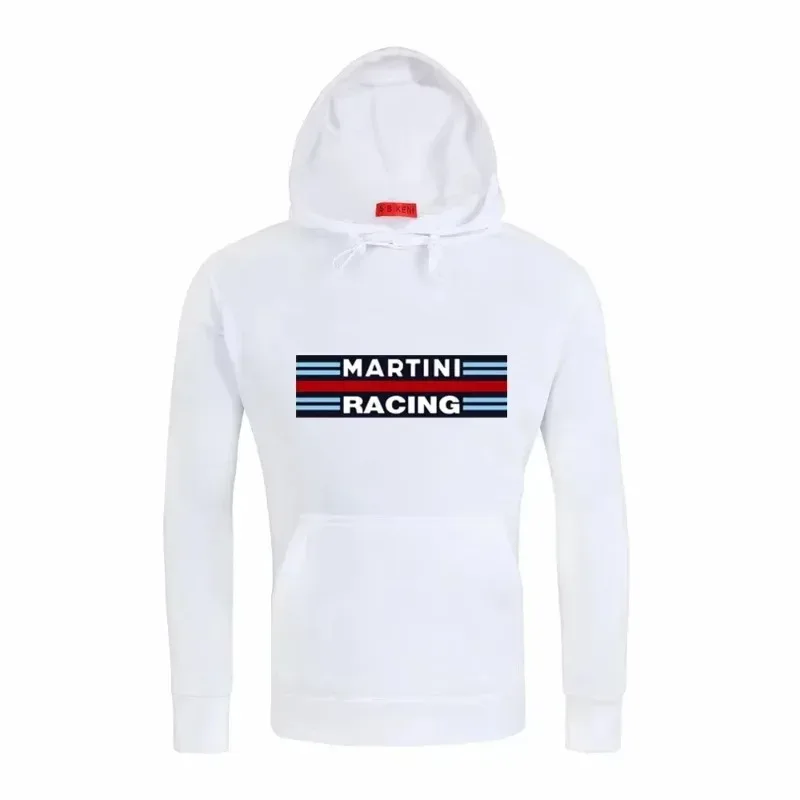 Men's Hoodies Martini Racing Print Unisex Hooded Fleece Sweatshirt Pullover Jacket Casual High Quality Streetwear Fashion Trends