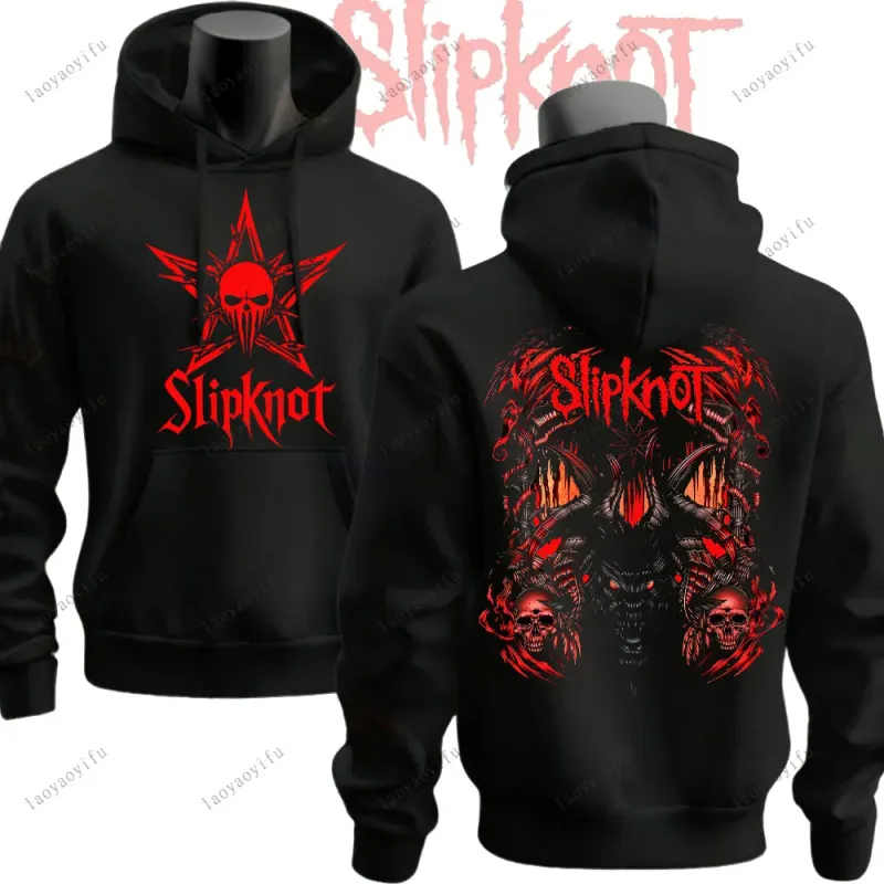 Men's New Style S-Slipknots Music Logo Metal Rock Band Women Men Hoodie Sweatshirts Novelty Trend Clothes Hoody Winter Pullovers