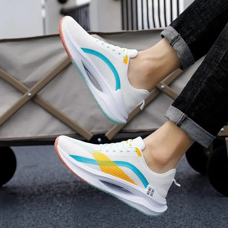 Lightweight Running Shoes Unisex Sneakers Breathable Mesh Casual Sports Shoes Men Women Outdoor Walk Tennis Footwear Size 36-45