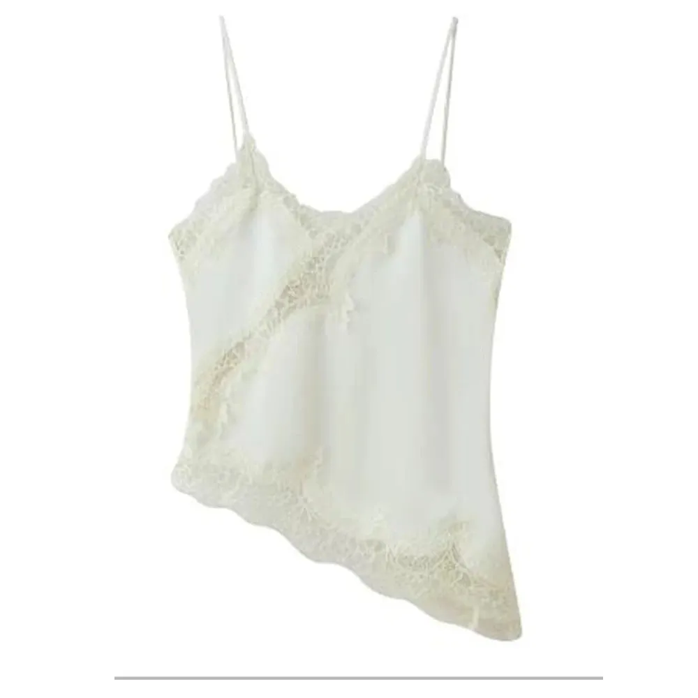 Women Sexy Satin Lace Trim Cami Tops Silk V Neck Spaghetti Strap Tanks Tops Y2k Coquette Loose Going Out Camisoles Streetwear