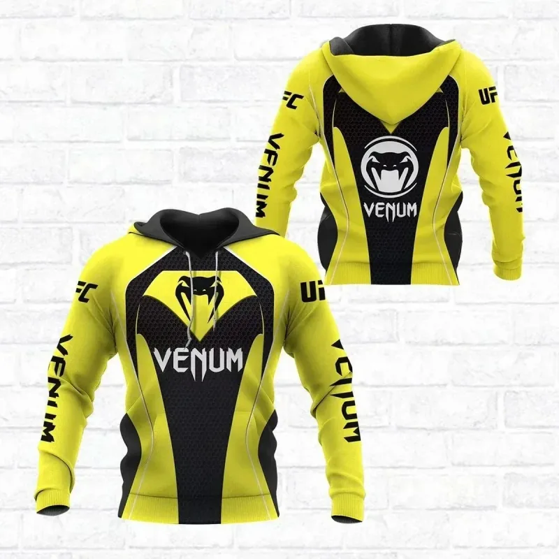 Men's sports hoodies Men's Boxing Suit Wolf Domineering Pattern Suitable For Outdoor Fashion Wearing hoodie Men's Clothing tops