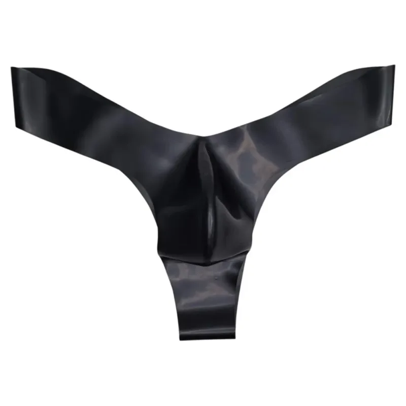 Transparent Latex Thongs For Men Briefs For Men Erotic Underpants Latex Underwear G-Strings Underwear Sexy Lingerie