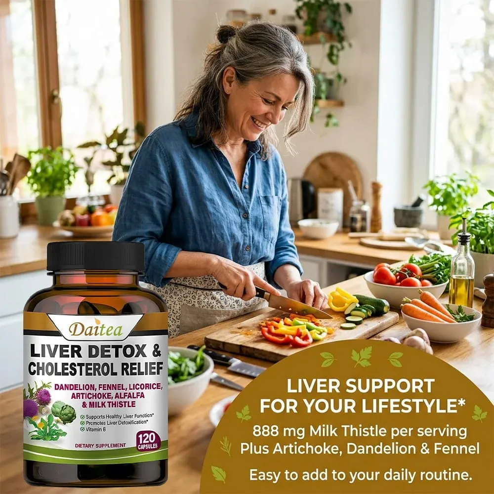 Liver Cleanse Detox & Repair - with Artichoke Dandelion Liver & Kidney Health Liver Cleanse Detox & Repair