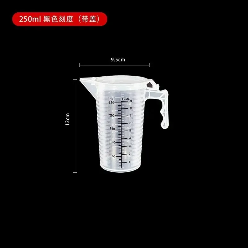 Misurino in plastica addensata da 100-5000 ml con bilancia Misurino per uso alimentare Misurino sperimentale Bicchiere in plastica
