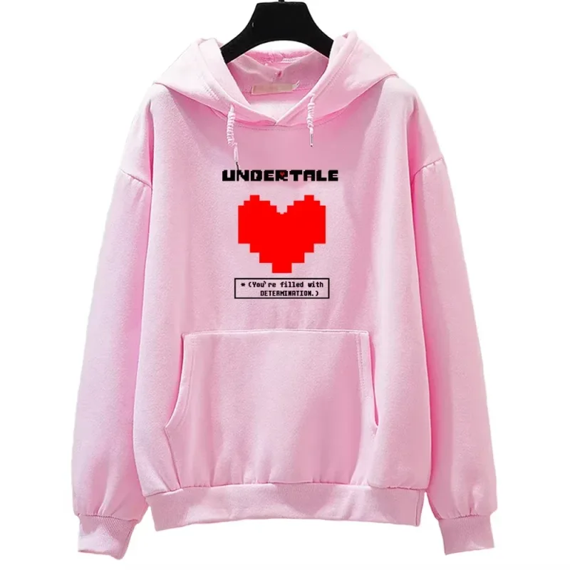 Undertale game: You are full of determination. Printed hoodies for men and women, casual sportswear, autumn and winter hoodies
