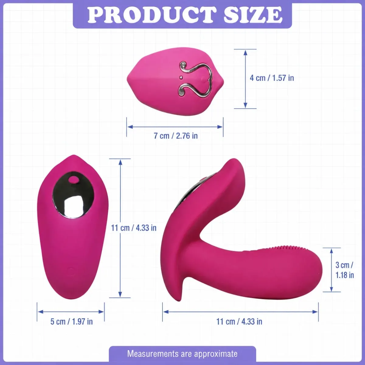 Wearable Panties Dildo Vibrators for Women G-spot Clitoris Stimulator Vaginal Massager Vibrating Egg Adult Sex Toys for Women