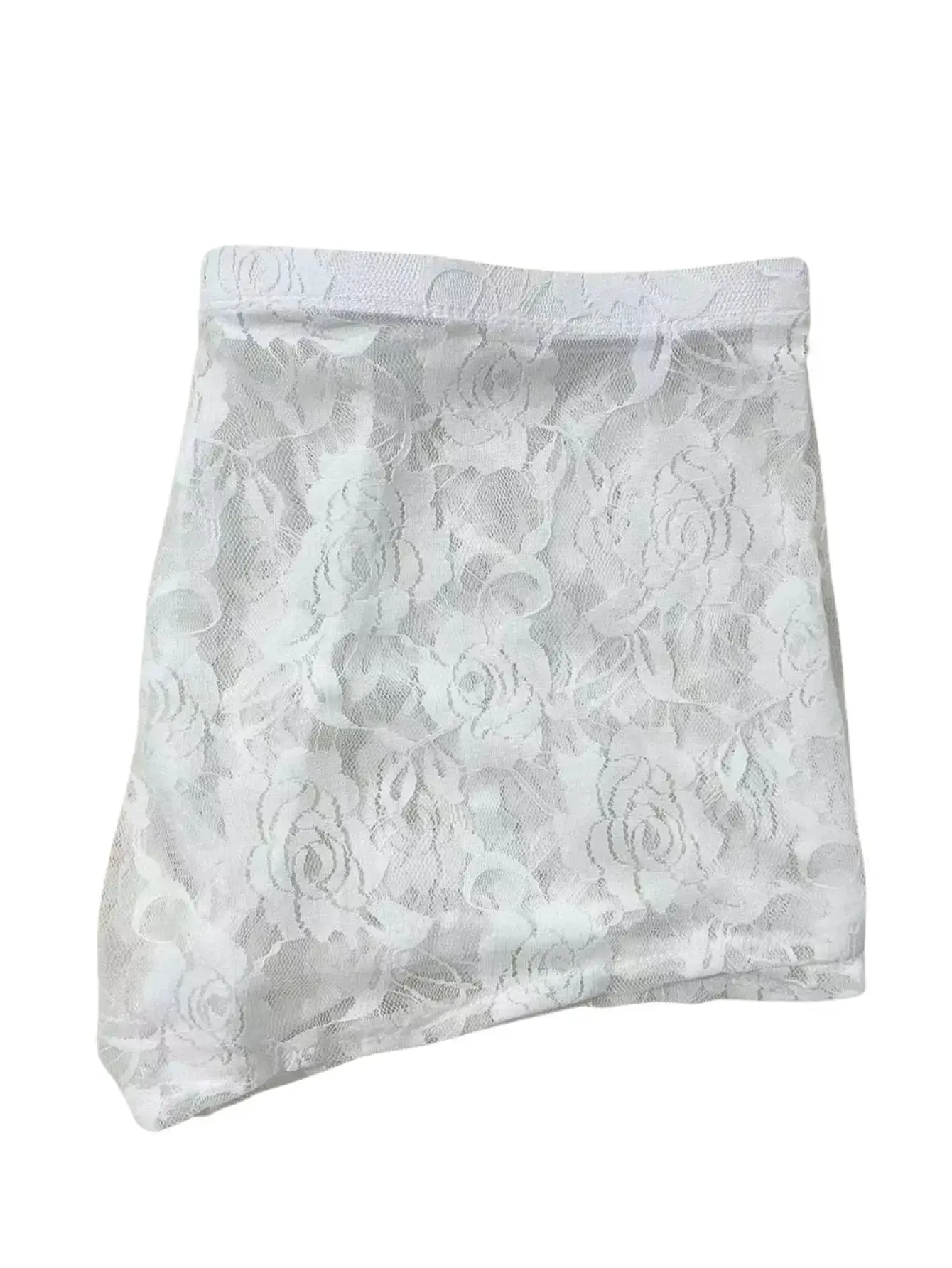 1 pieza de bordado de encaje sexy de nuevo diseño de moda para hombres, ropa interior de esquina plana de encaje transparente de alta elasticidad, sexy, seda de hielo 3256811662670417