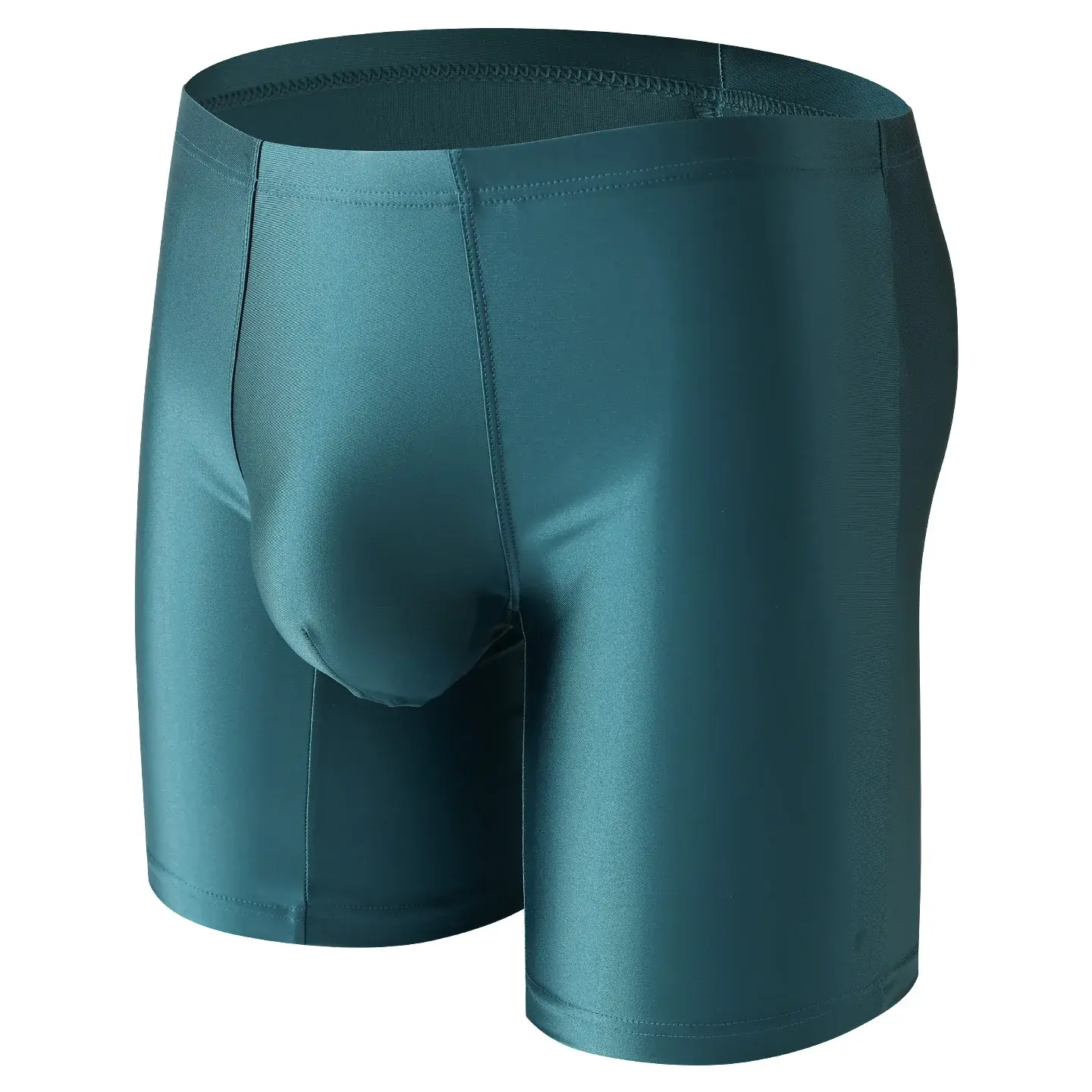 Sous-vêtements pour hommes Boxers homme solide mince glace soie jambe étendue Boxer Shorts Ropa taille moyenne culotte de sport hommes caleçons M-XXL
