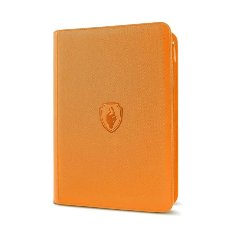 9 Pocket Zipper Card Binder 360 Trading Card Holder Book Premium PU Cover Zip Binder for Cards Durable Side Loading Card