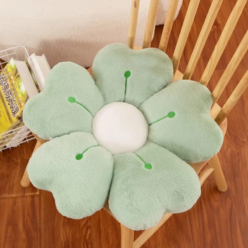 Soft Flower-Shaped Throw Pillow Comfortable Floor Cushion Sofa Decor Cushion Cute Mattress Chair Cushion Gift
