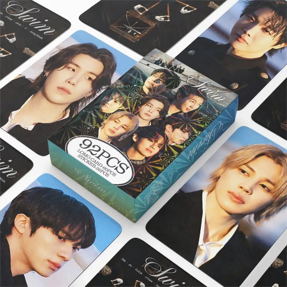 92 Single Small Card New Album Fan Support Photo Cards Greeting Cards Journal Stickers LOMO Card Collectible Gift