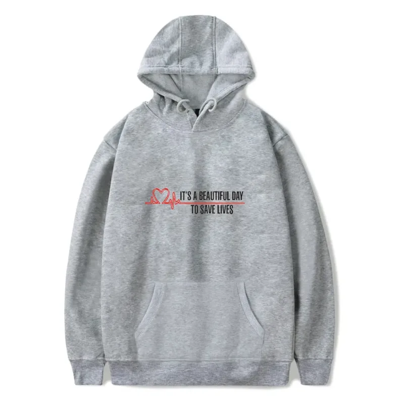 Harajuku Gray's Anatomy Tumblr Greys Anatomy printed Hoodies Sweatshirts Men/Women Comfortable Sweatshirt Adult/Child Pullovers