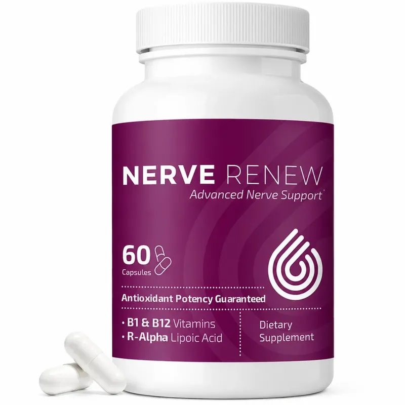 Doplněk pro pokročilou podporu nervů Nerve Renew – přirozená úleva při nervových potížích s kyselinou R-alfa lipoovou a komplexem vitamínu B
