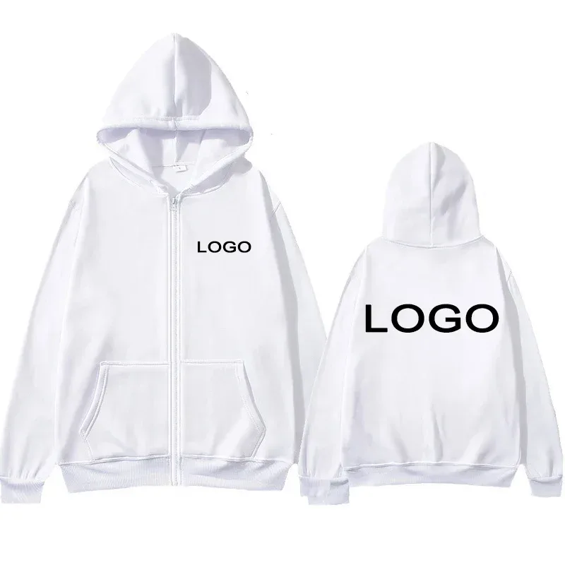 Personalizado impresso zíper hoodies moda masculina manga longa zíper até camisolas femininas casual personalidade com capuz pulôver sudadera