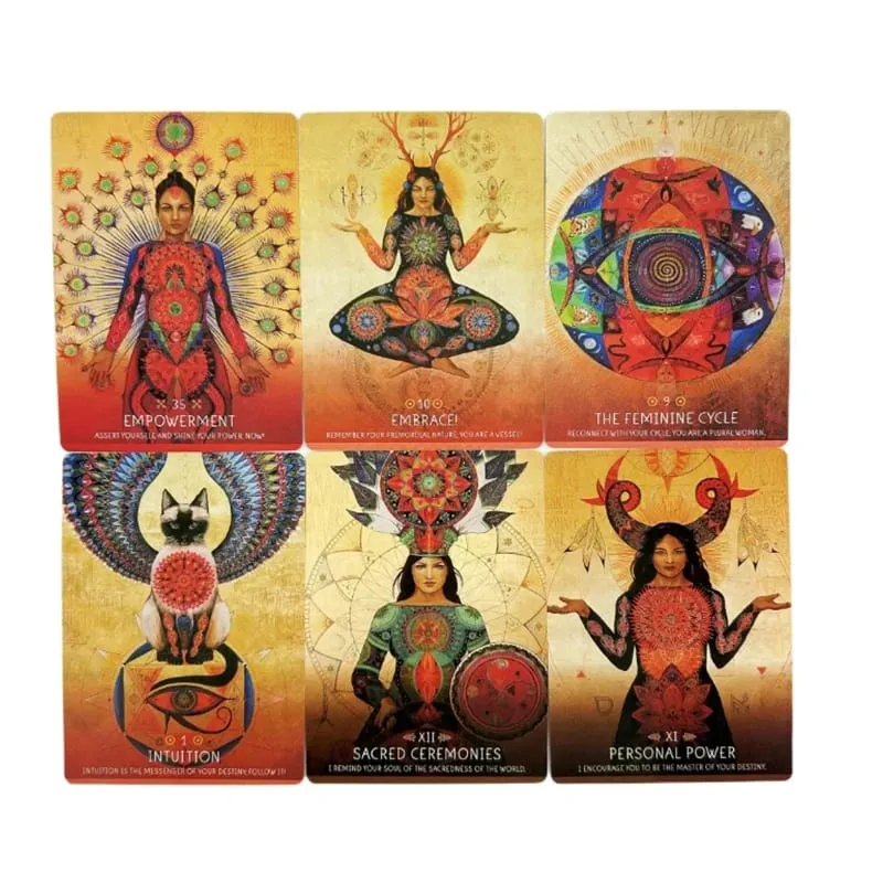 The Medicine Woman Oracle Cards Divination Deck English Vision Edition Tarot Board Playing Game For Party
