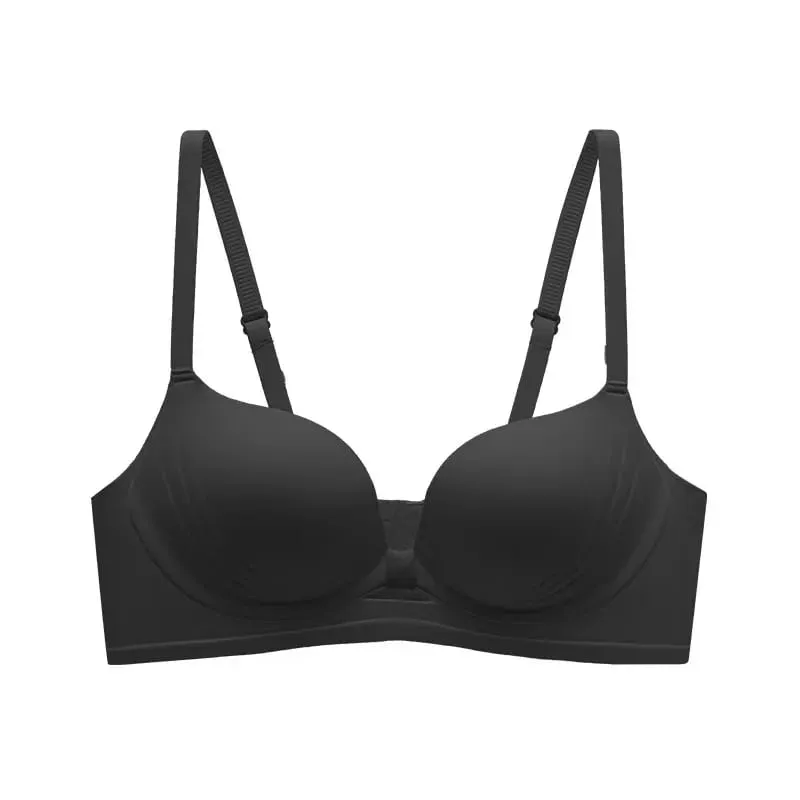 Sexet sømløst Push Up Lingeri Til Kvinder Små Bryst Samling Show Big Collect Hjælpebryst Komfortabel og åndbar BH