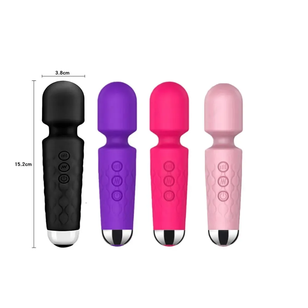 Vibrador av vibratório poderoso, varinha mágica, estimulador de clitóris, brinquedos sexuais para mulheres, massageador de ponto g, produto erótico sexual feminino adulto