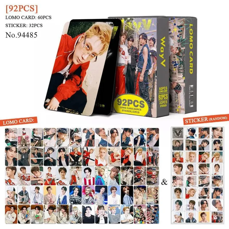 92Zhang XiaokaWayVWeishen Collection Photo Card FansKPOPPeripheralLOMOMini truck