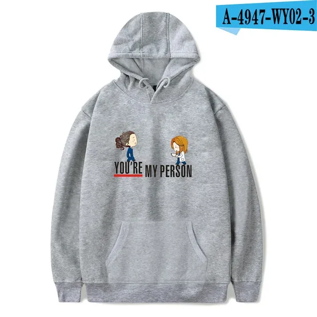 Harajuku Gray's Anatomy Tumblr Greys Anatomy printed Hoodies Sweatshirts Men/Women Comfortable Sweatshirt Adult/Child Pullovers