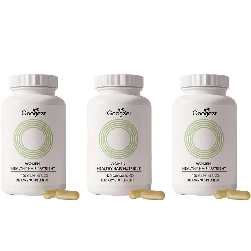 Women Hair Growth Support Capsules with Biotin Zinc Selenium Vitamins A C D3 E for Stronger Healthy Looking Hair 120 Capsules