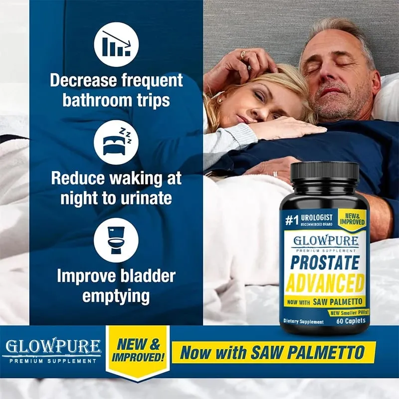 Saw Palmetto Prostate Supplement for Men - Supports Bladder Urinary & Prostate Health with Beta-Sitosterol Reishi Vitamin D