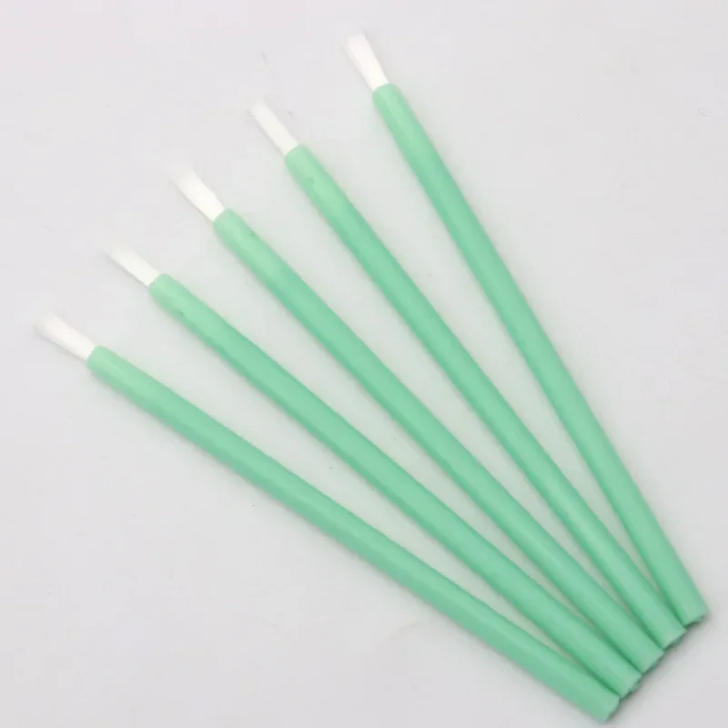 50Pcs Disposable Nylon Fiber Lip Brush Lipstick Wands Clean Applicator lip Gloss Brushes portable Cosmetic women Makeup Tools