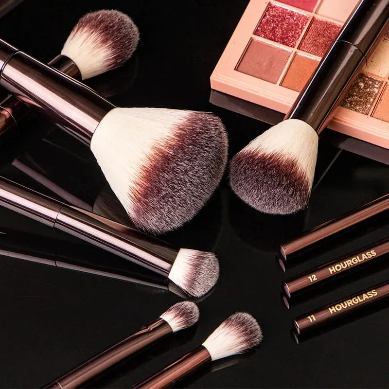 Κλεψύδρα Βούρτσα Μακιγιάζ-Φορητή 7τμχ MINI Natural Hair Brushes Set-Powder Foundation Eyeshadow Traveling Tools Makeup — image 6
